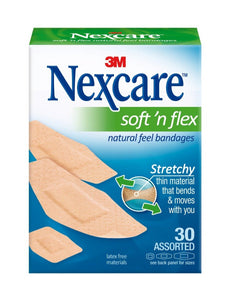Nexcare Bandage Soft'N Flex Assorted 30s - Corner Pharmacy