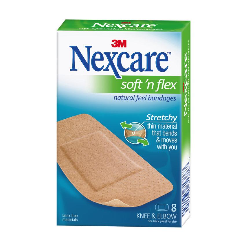 Nexcare Bandage Soft'N Flex Knee & Elbow 8s - Corner Pharmacy