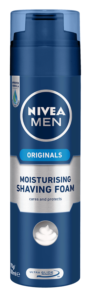 Nivea Men Originals Moisturising Shaving Foam 200 ml - Corner Pharmacy