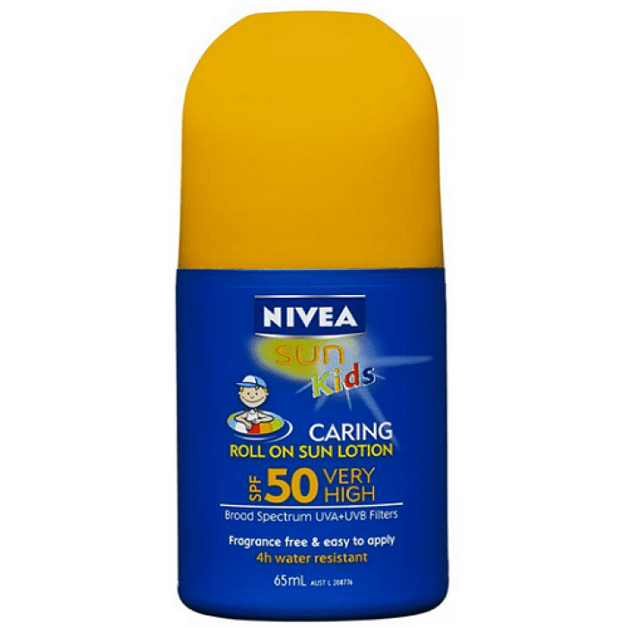 Nivea Sun Kids Roll On Sun Lotion SPF 50 Very High 65 ml - Corner Pharmacy