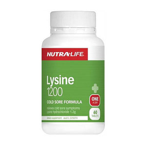 Nutra-Life Lysine 1200mg 60 Tablets - Corner Pharmacy