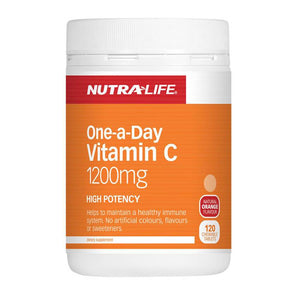 Nutra-Life One-a-Day Vitamin C 1200mg 120 Tablets - Corner Pharmacy