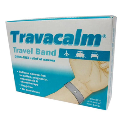 Travacalm Travel Band Contains One Pair Of Wrist Bands - Corner Pharmacy