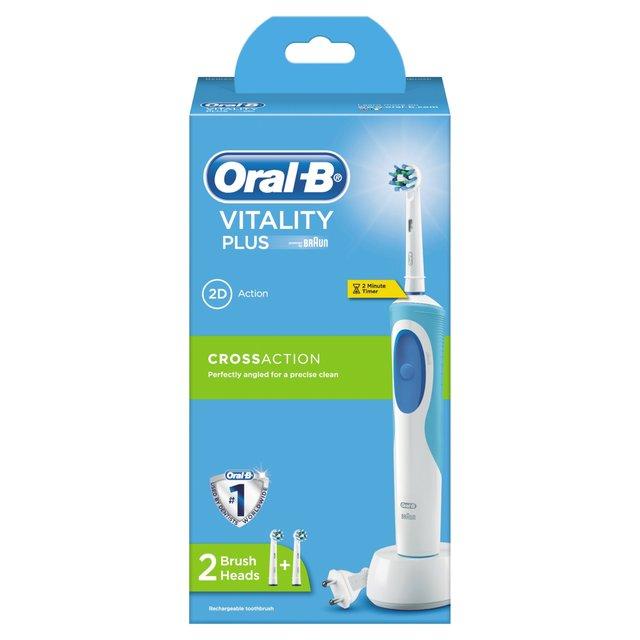 Oral B Power Brush Vitality - Plus Cross Action - Corner Pharmacy